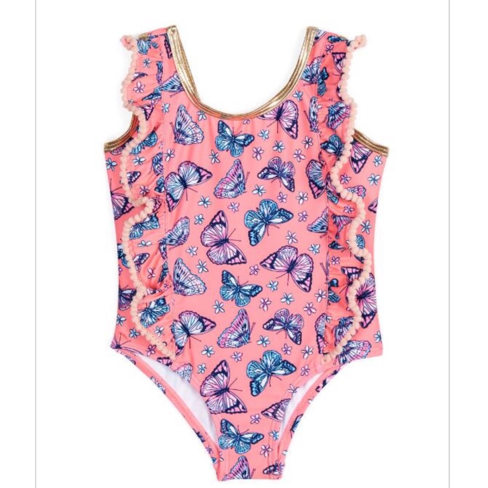 NWT NICOLE MILLER BUTTERFLY SWIMSUIT